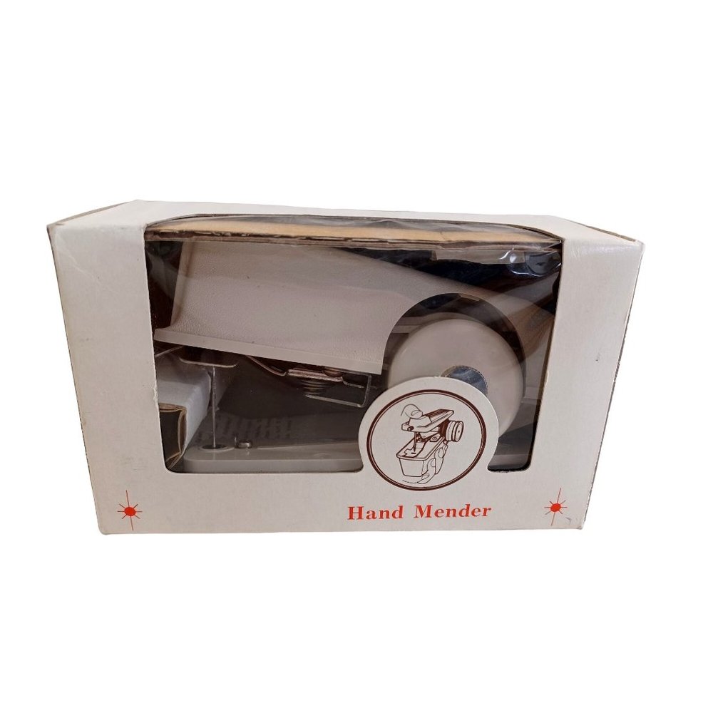 Vintage NIB New Hand Mender Sewing Tool Adj Stitches Japan w/ Instructions